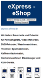 Mobile Screenshot of express-eshop.de